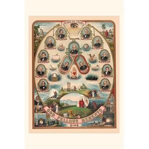 Vintage Journal Odd Fellows Memento -- Found Image Press